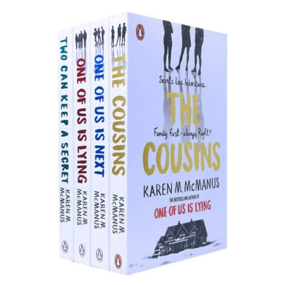 Set of One Of Us Is Lying, One of us is Next, Two Can Keep a Secret, The Cousins, You'll be The Death of Me (Set of 5 Books) By Karen McManus