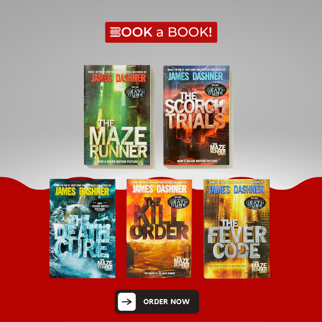 Maze Runner Book Series (5 Books Set) by James Dashner