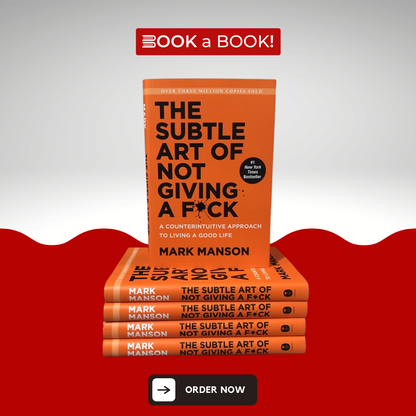 The Subtle Art of Not Giving A F*ck by Mark Manson (Original Hardcover Book)