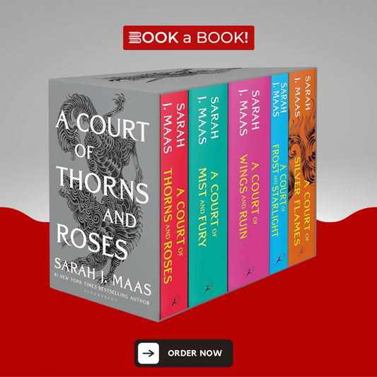 A Court of Thorns and Roses Paperback by Sarah J. Maas (5 books Box Set) (Acotar Series) (Original Imported Limited Edition)