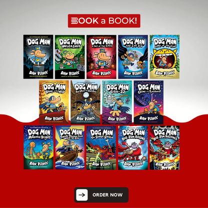 Dog Man Complete Box Set (1  to 14 Books) (Original Hardcover) (Coloured Imported Edition)