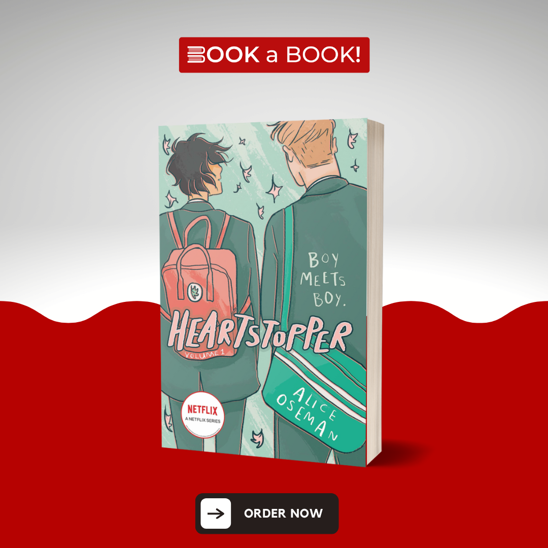 Heartstopper Series: Volume 1, 2, 3, 4 by Alice Oseman (Original Limited Edition) (4 Books Set)
