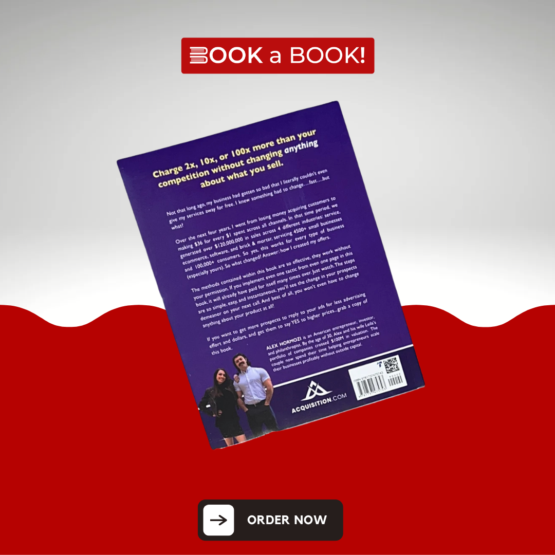 $100M Offers by Alex Hormozi (Original Imported) (Big Size Book)