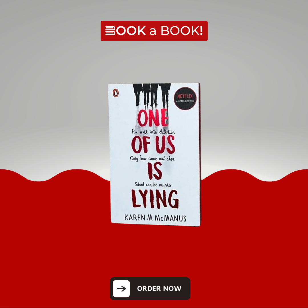 One of Us Is Lying Novel by Karen M. McManus (Original Imported Edition) (Red Edges Collectable)