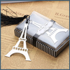 Romantic Eiffel Tower - Tassel Metal Bookmark with Ribbon - Premium Quality