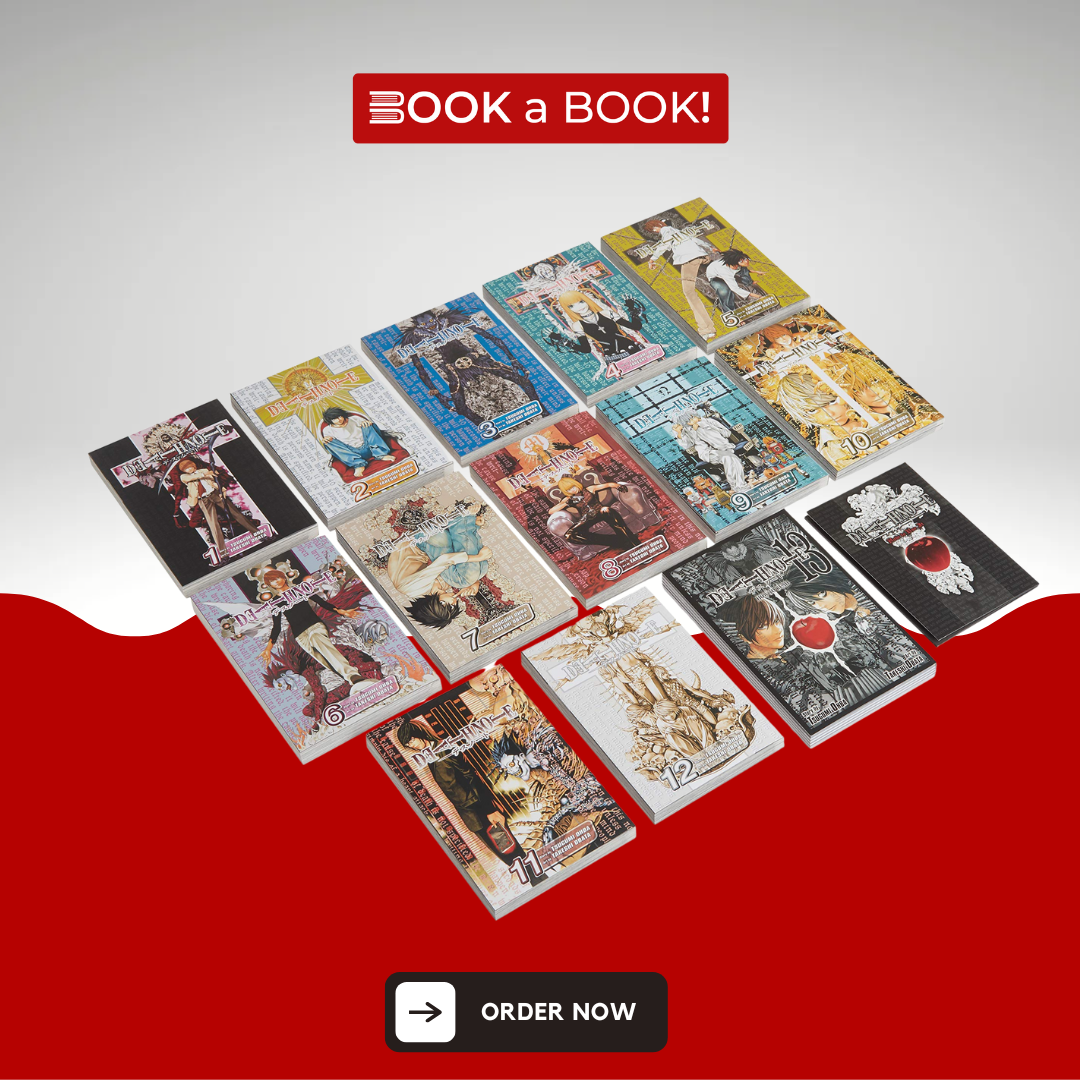 Death Note Complete Set: Volumes 1 - 13 by Tsugumi Ohba (Manga) (Original Imported Edition)