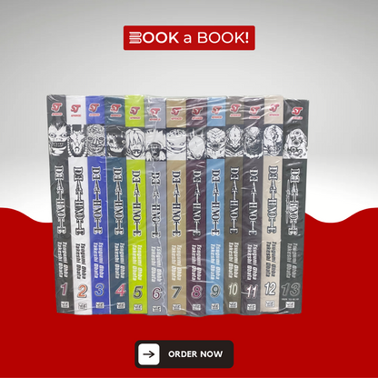 Death Note Complete Set: Volumes 1 - 13 by Tsugumi Ohba (Manga) (Original Imported Edition)