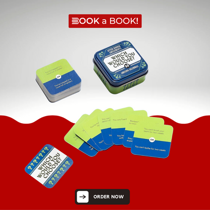 After Dinner Amusements: Which Would You Choose?: 50 Amusing Dilemmas (Dinner Party Conversation Card Game for Adults and Family, Gift for Host or Hostess)