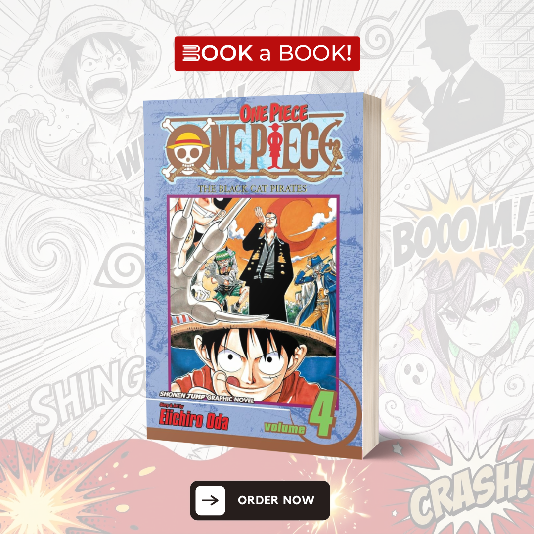 One Piece, (Volume 4) by Eiichiro Oda (MANGA)