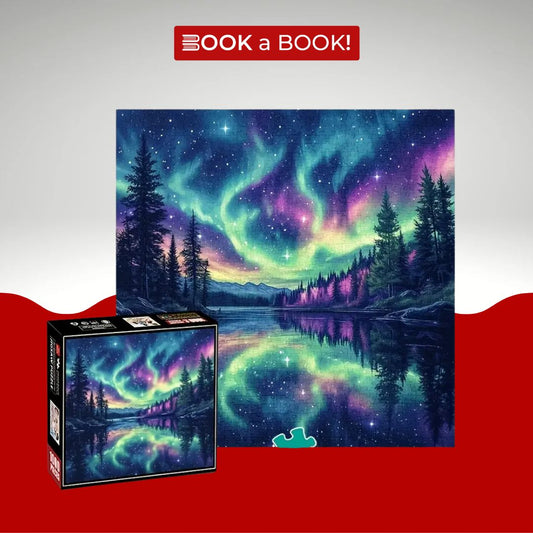 Northern Lights Aurora Borealis Night (1000 Pieces Jigsaw Puzzle) (Imported)
