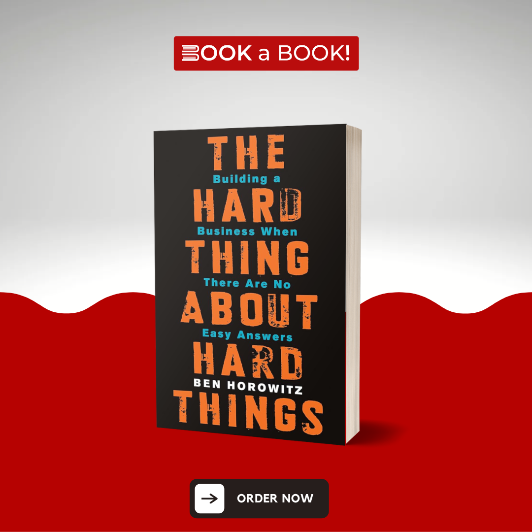 The Hard Thing About Hard Things Book by Ben Horowitz (Limited Edition)