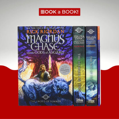 Magnus Chase and the Gods of Asgard by Rick Riordan (3 Books Set) (Boxed Set) (Original Imported)