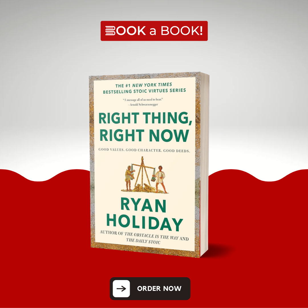 Courage Is Calling, Discipline Is Destiny and Right Thing, Right Now by Ryan Holiday (Set of 3 Books) (Original Imported Edition)