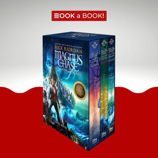 Magnus Chase and the Gods of Asgard by Rick Riordan (3 Books Set) (Boxed Set) (Original Imported)