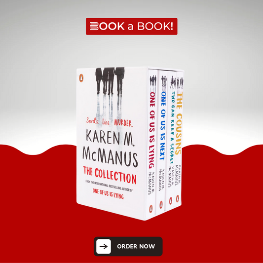 One of Us Lying, Two Can Keep A Secret, One of Us Is Next, The Cousins by Karen M. McManus Boxset (Original Imported)