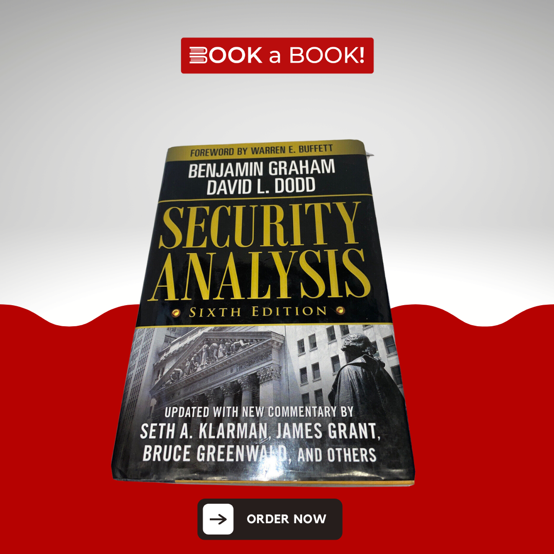 Security Analysis by Benjamin Graham David L. Dodd (Sixth Edition) with CD (Original Hardback) (Limited Edition)