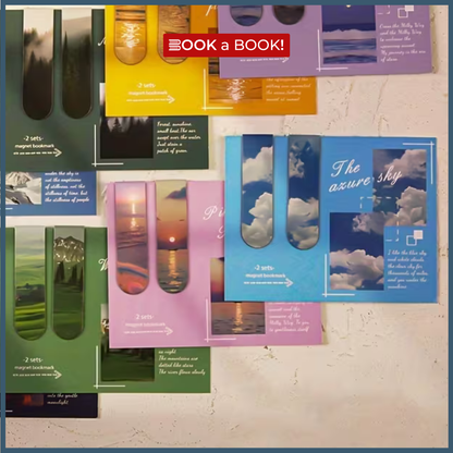 Magnetic Bookmarks (Pack of 2 Bookmarks) (Natural Scenery)