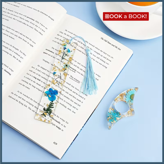 Set of Acrylic Bookmark and Book Holder