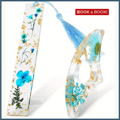 Set of Acrylic Bookmark and Book Holder