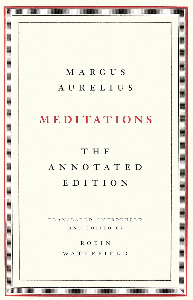 Meditations: The Annotated Edition by Marcus Aurelius (Original Hardcover) (Imported Edition)