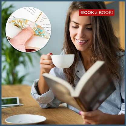 Set of Acrylic Bookmark and Book Holder