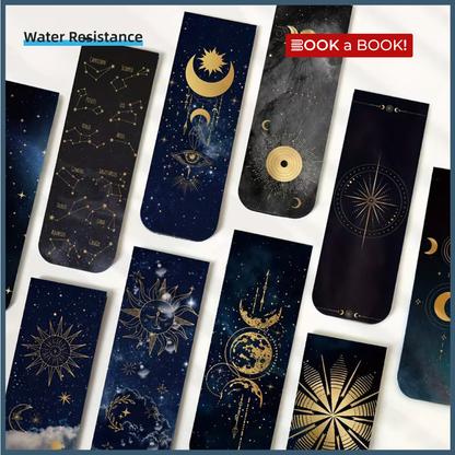 Magnetic Bookmarks (Celestial, Galaxy, Moon, Sun, Star)