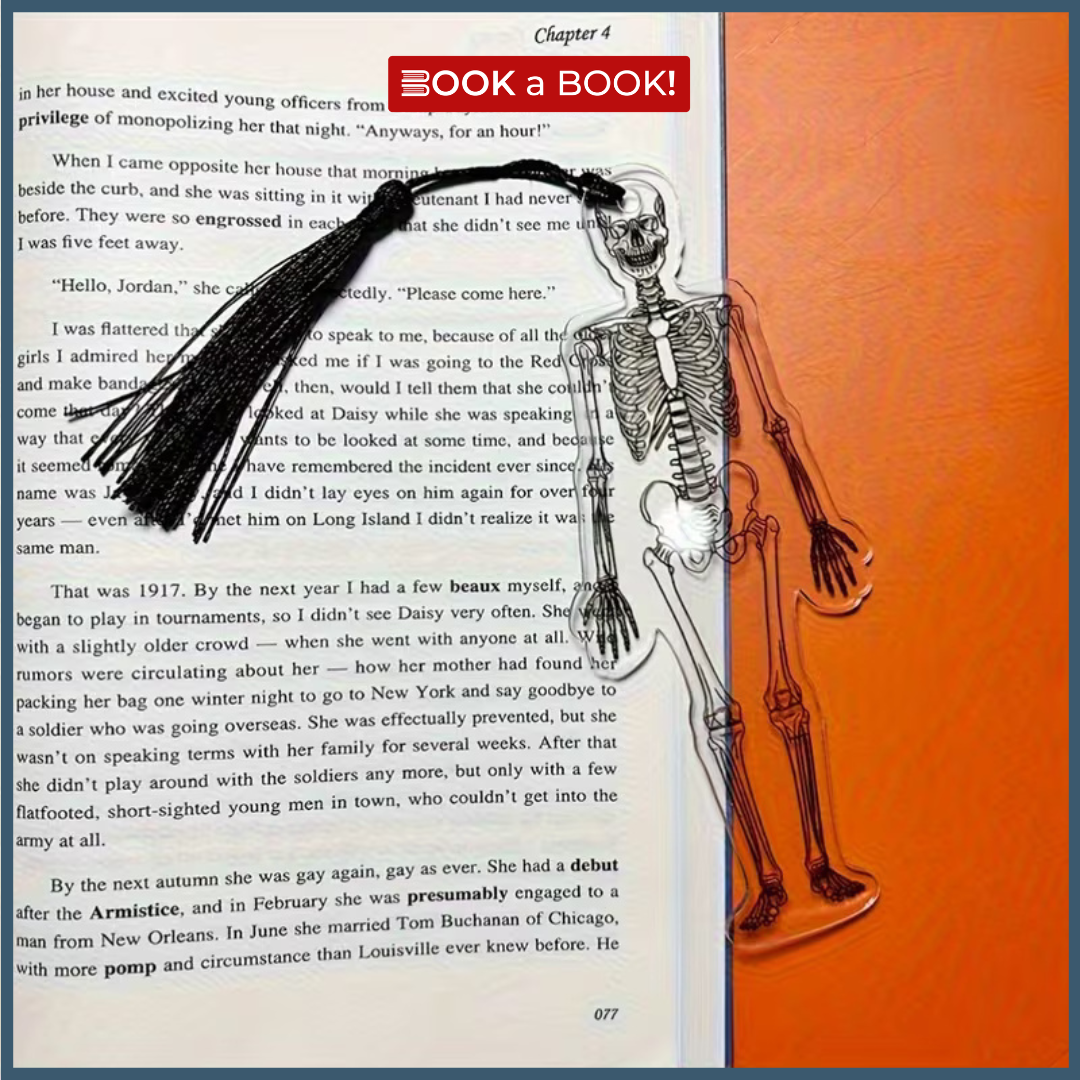 Acrylic - Skeleton, Skull Bookmark