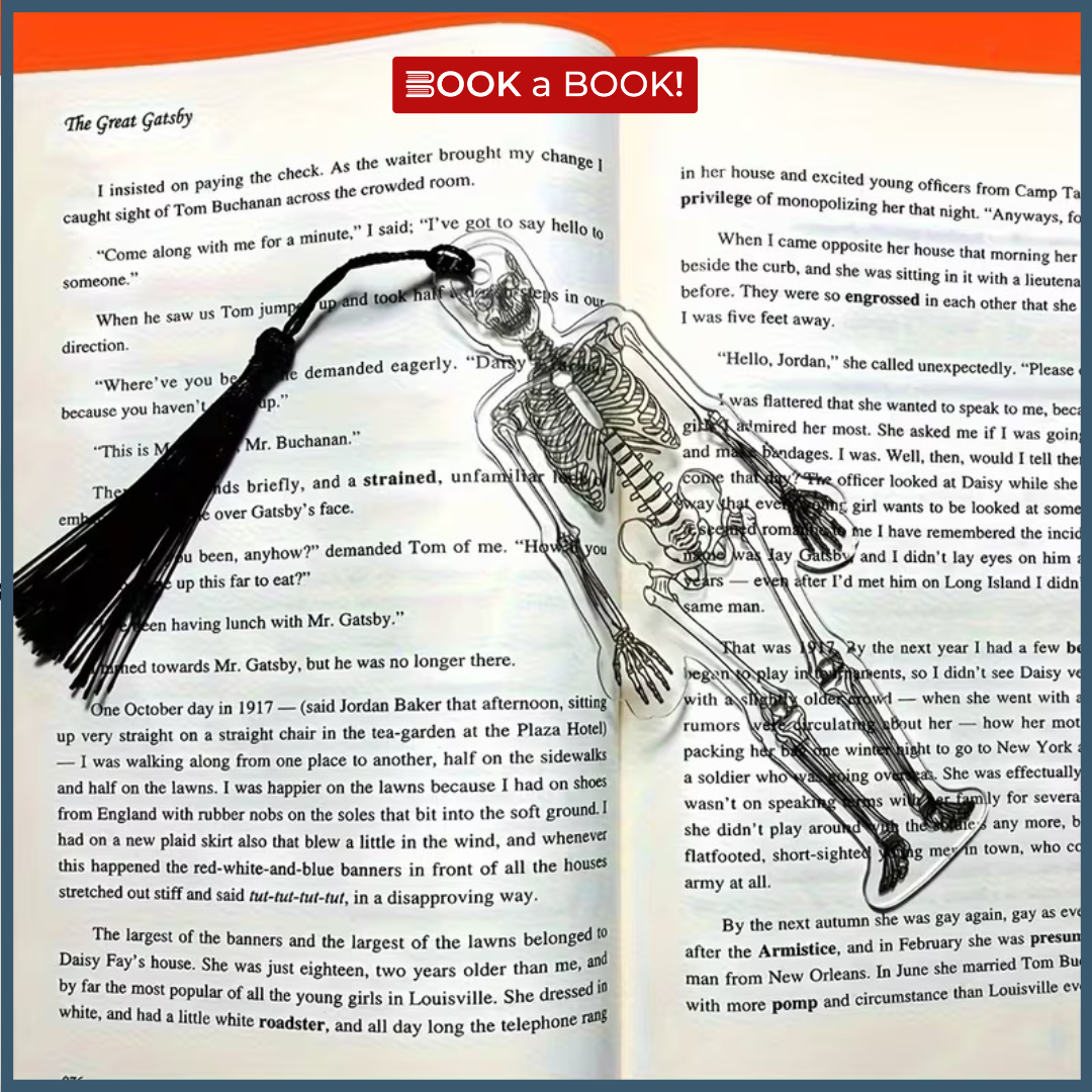 Acrylic - Skeleton, Skull Bookmark