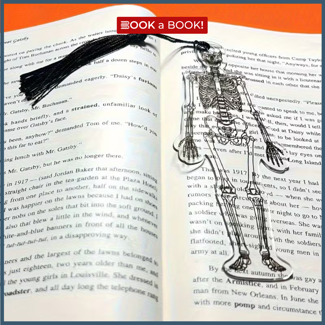 Acrylic - Skeleton, Skull Bookmark