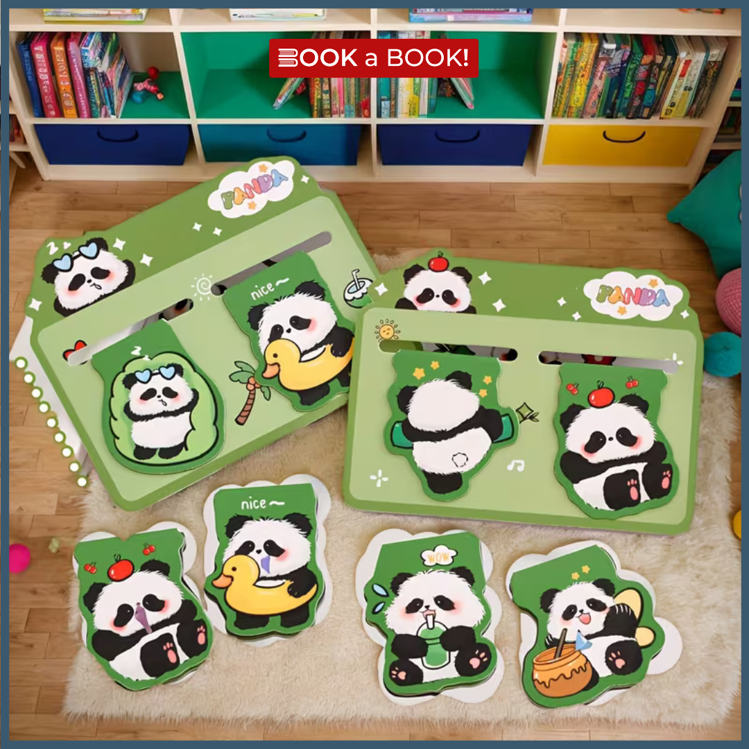 Panda Magnetic Bookmarks (Panda Design) – Book A Book Pakistan