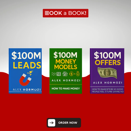 $100M Offers, $100M Leads and $100M Money Models ($100M Trilogy) (Set of 3 Books) by Alex Hormozi