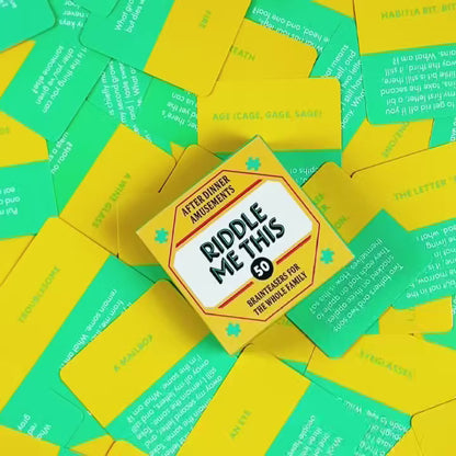After Dinner Amusements: Riddle Me This : 50 Riddles (Mini Riddle Box - an Exciting Party Game)