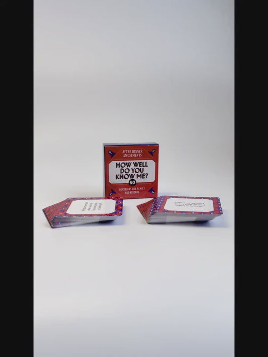 After Dinner Amusements: How Well Do You Know Me?: 50 Questions for Family and Friends