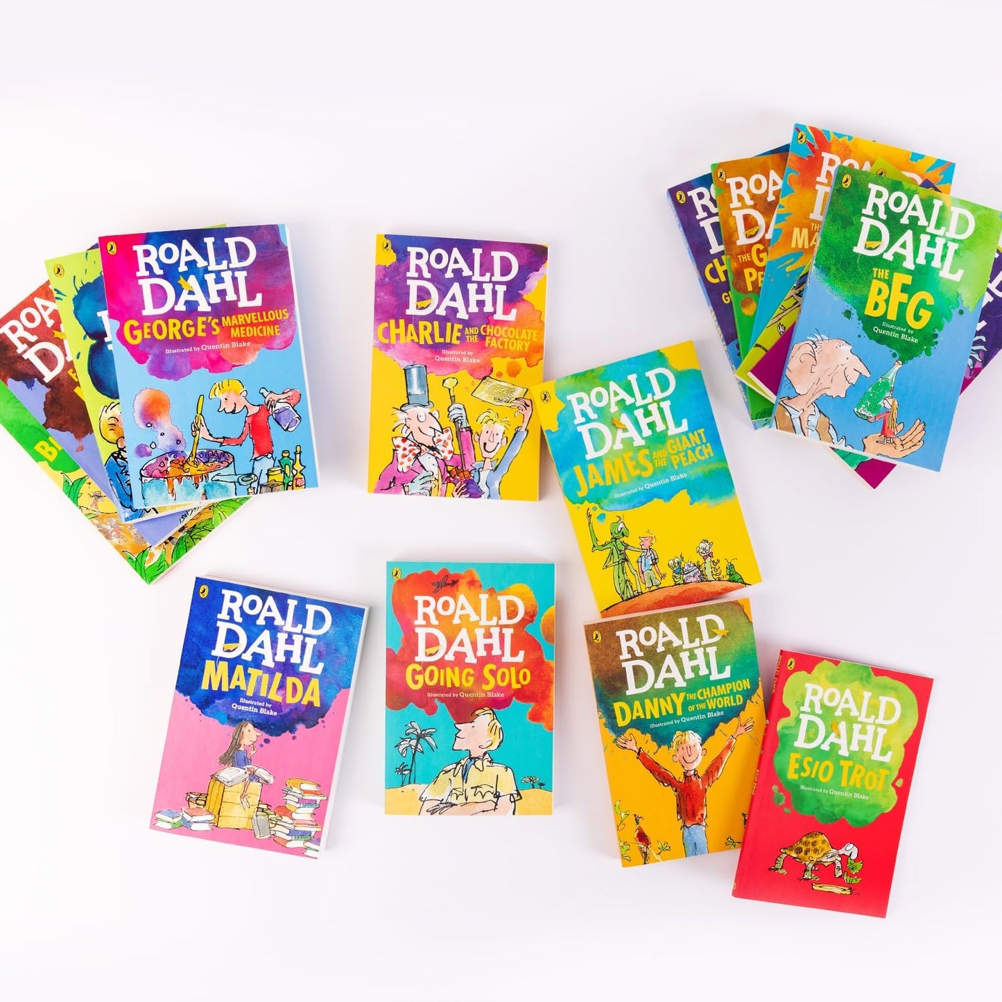 Roald Dahl Book Set (15 Books) (Box Set) (Original Imported Edition)