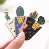 Cactus Magnetic Bookmarks