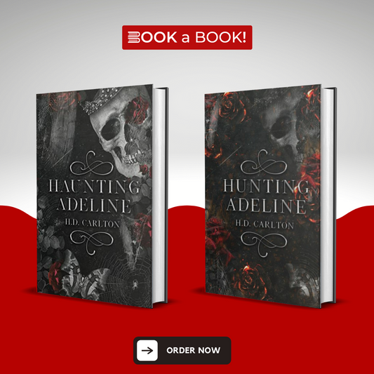 Haunting Adeline and Hunting Adeline by H. D. Carlton (Hardcover) (Limited Edition) (Set of 2 Books) (Cat and Mouse Series)
