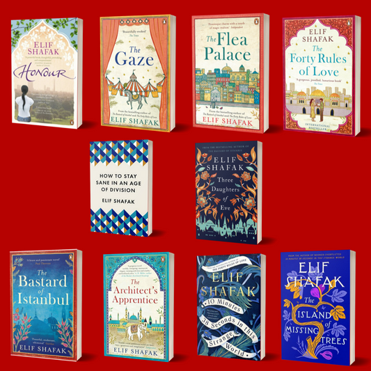 Elif Shafak Books Set (10 Books Set)