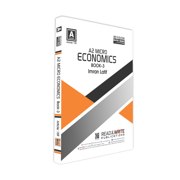 Cambridge Micro Economics A2-Level Book 3 Revision Notes Series By Imran Latif - Book A Book
