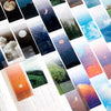 Bookmark, Translucent Bookmark, Bookmark with Forest, Clouds and Sky Designs