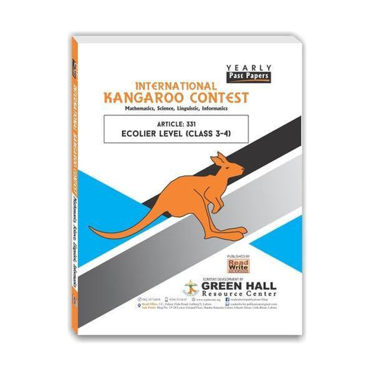 International Kangaroo Contest Ecolier Level (Class 3-4) Yearly Past Papers By Editorial Board - Book A Book