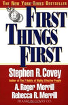First Things First by Stephen Covey - Book A Book