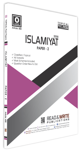 Cambridge O-Level Islamiyat P-2 Topical by Younas Bilal - Book A Book