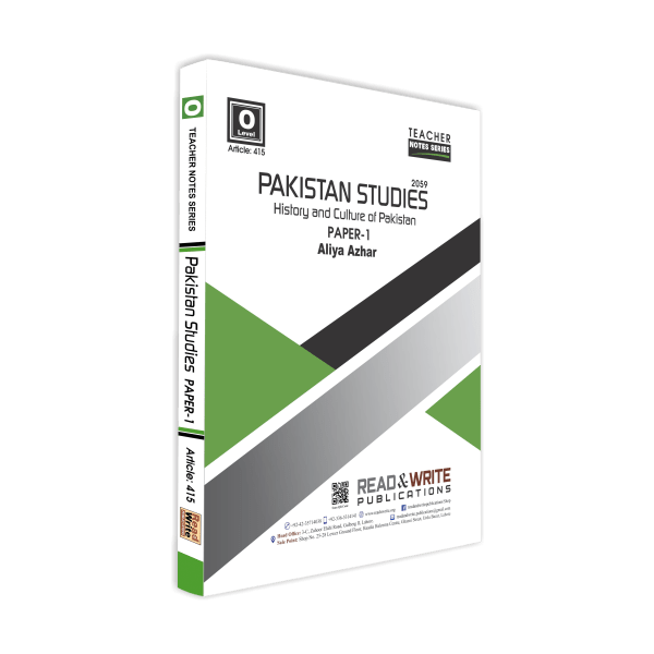 Cambridge O-Level Pakistan Studies P-1 History and Culture Notes by Al ...