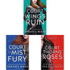 Court of Thorns and Roses, A Court of Mist and Fury and Court of Wings and Ruin by Sarah J. Mass (Original) (Set of 3 Books)