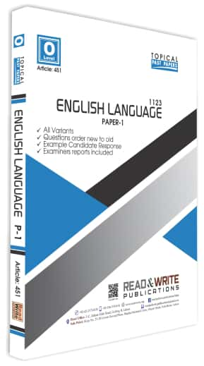 Cambridge English Language O-Level Paper-1 Topical Past Papers By Editorial Board - Book A Book