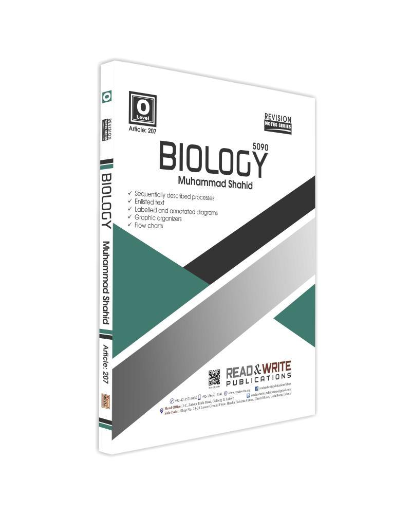 Cambridge Biology O-level Revision Notes Series By Muhammad Shahid - Book A Book