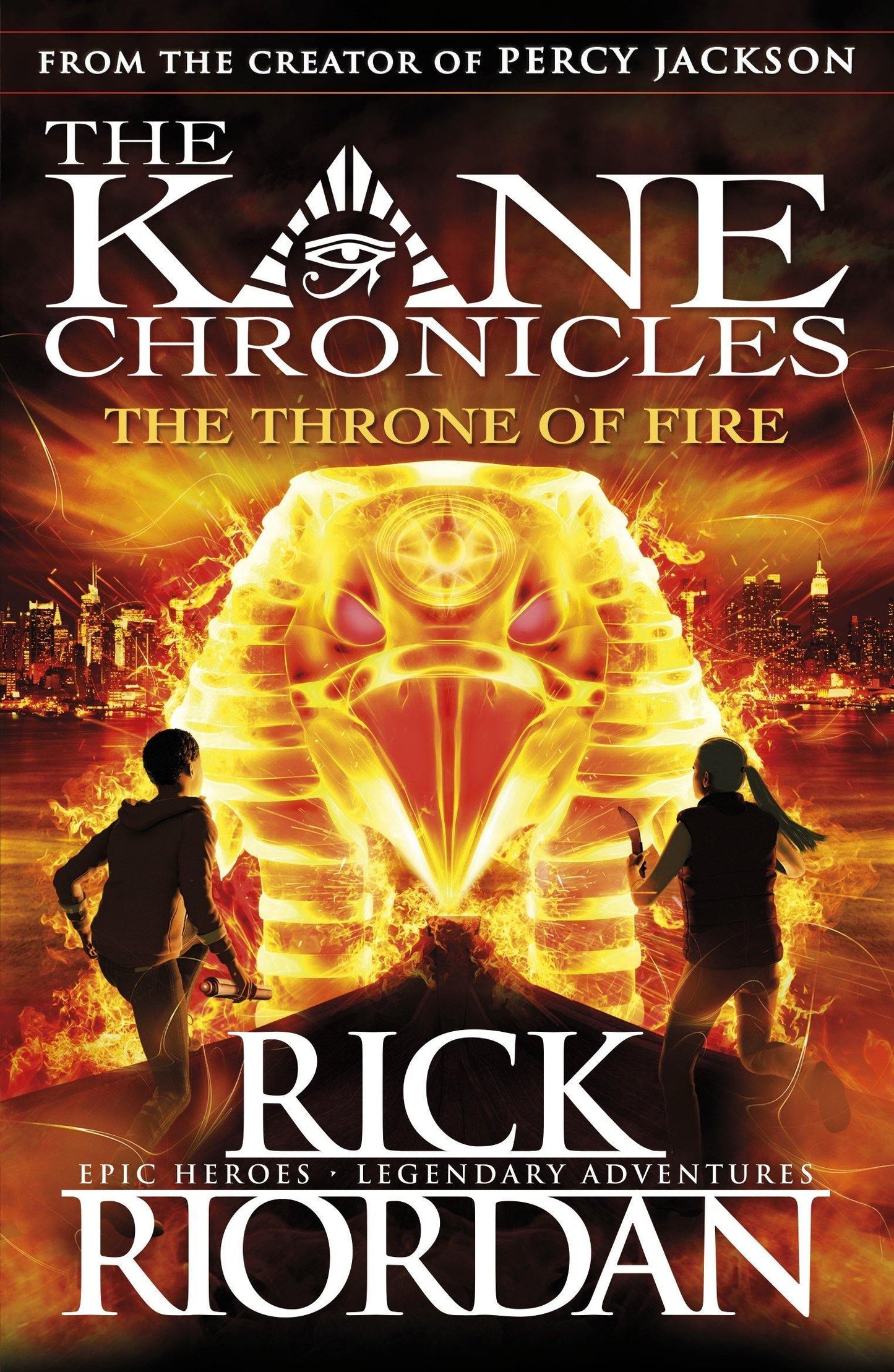 The Throne of Fire Novel by Rick Riordan - Book A Book