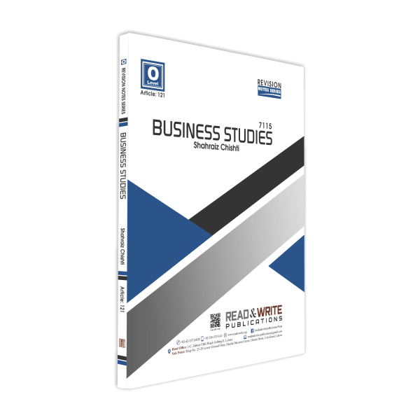 Cambridge Business Studies O-Level Teacher Notes Series By Shahraiz Chishti - Book A Book