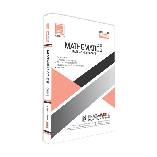 Cambridge Mathematics IGCSE Paper-2 Extended Topical Workbook By Editorial Board - Book A Book