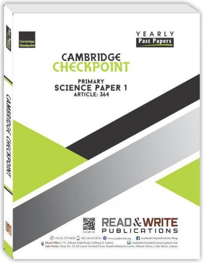 Cambridge Checkpoint Primary Science Paper-1 (Yearly) by Editorial Board - Book A Book